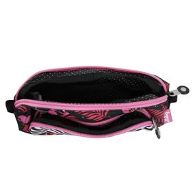 Estojo Escolar Feminino Pink Flamingo Preto