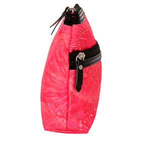 Necessaire Viagem Feminina Tie Dye Pequena Rosa