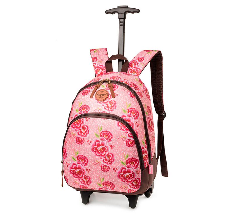 0220240337001Mochila-Infantil-Feminina-Floral-Camelia-com-Rodinha