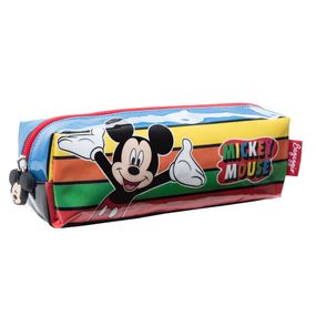 Estojo Escolar Masculino Mickey Preto