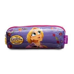 Estojo Escolar Feminino Enrolados Roxo