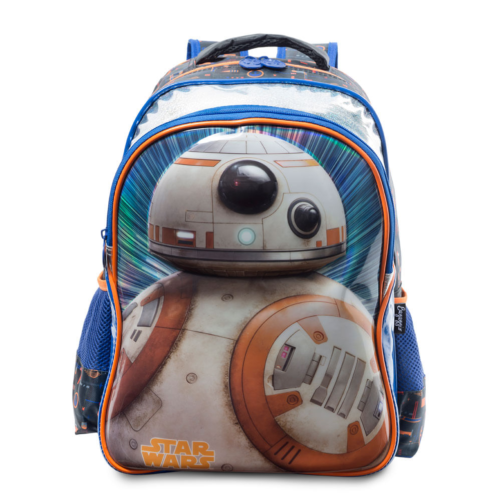 Mochila Escolar Masculina BB 8 Preta Bagaggio