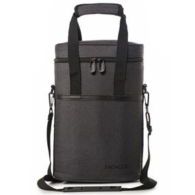 Porta Vinho Térmico Preto
