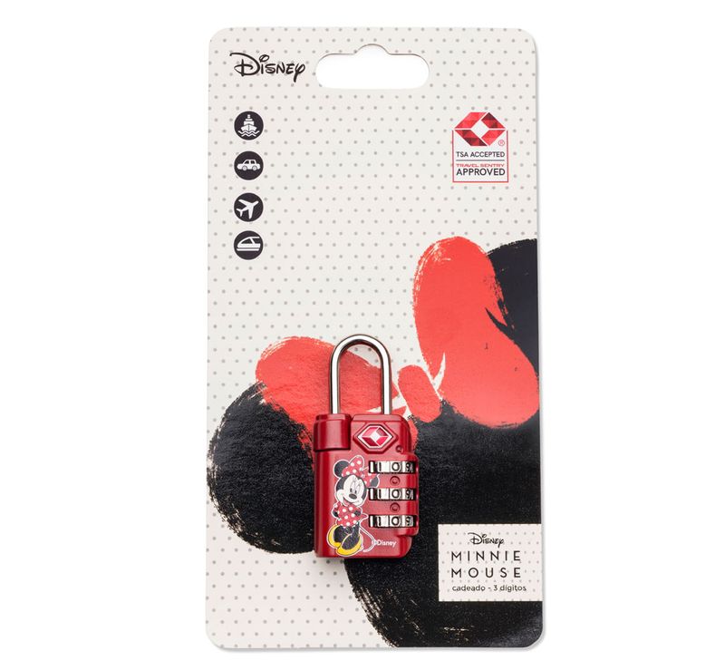 CADEADO-C--TSA-3-DIG-MINNIE--VERMELHO-U6511