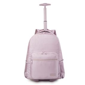 Mochila Feminina com Rodas Studio Executiva Lavanda