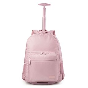 Mochila Feminina com Rodas Studio Executiva Rose