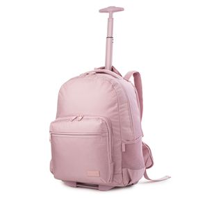 Mochila Feminina com Rodas Studio Executiva Rose