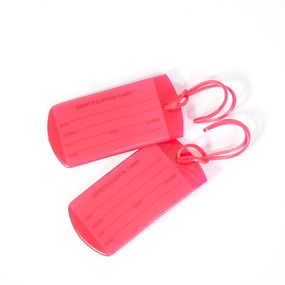 Etiqueta ID Jelly  Pink