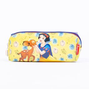 Estojo Escolar Feminino Branca de Neve Azul
