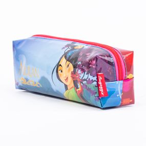 Estojo Escolar Feminino Mulan Vermelho