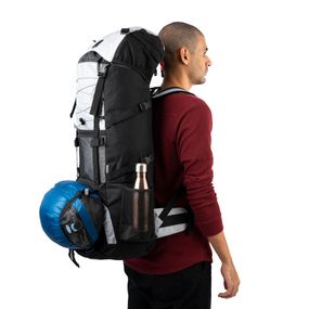 Mochila Grande Camping Outdoor Ultra 70L Cinza