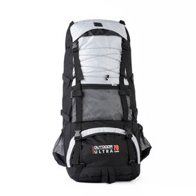 Mochila Grande Camping Outdoor Ultra 70L Cinza