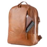 Mochila Masculina de Couro para Notebook Arpoador Caramelo0232906152001--3-