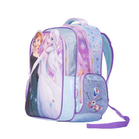 Mochila Escolar Feminina Super Premium Frozen Ii Azul