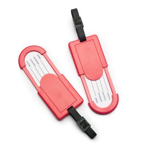 Etiqueta Retratil para Bagagem Vermelho