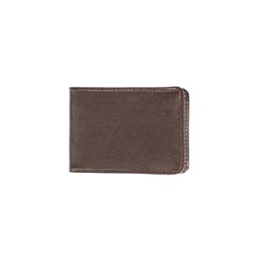 Kit Carteira Masculina e Porta Cartão de Couro SwissOne Café