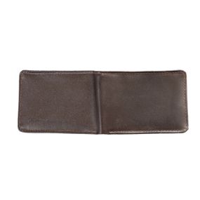 Kit Carteira Masculina e Porta Cartão de Couro SwissOne Café
