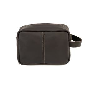 Necessaire Viagem Masculina de Couro Urca Café