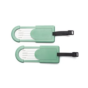 Etiqueta Retratil para Bagagem Verde