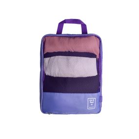Kit Organizador de Mala 3 Peças Lilas
