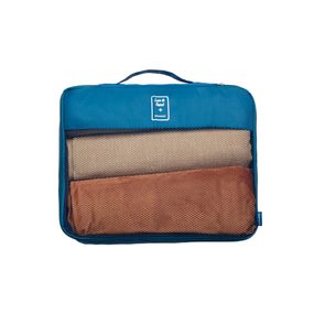Kit Organizador de Mala 4 Peças Azul