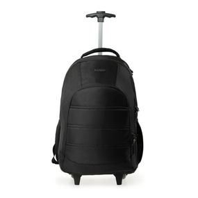 Mochila Masculina Grande Executiva Com Rodas para Notebook City Safe Preta