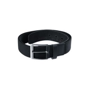 Cinto Masculino de Couro 40mm Elástico Preto 90