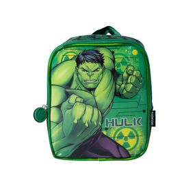 Lancheira Escolar Infantil Masculina Marvel Hulk Verde