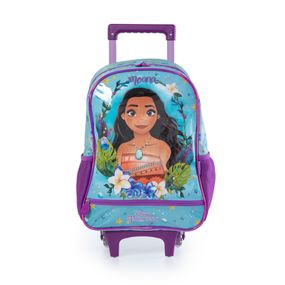 Mochila Escolar Feminina de Rodinhas Moana