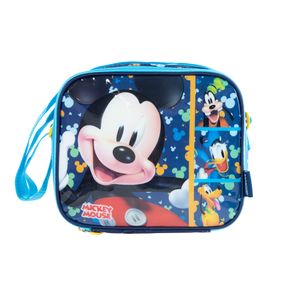 Lancheira Escolar Masculina Mickey  Azul