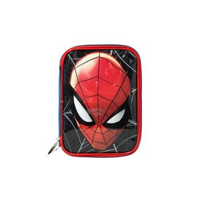 Estojo Escolar Grande Homem Aranha Premium Azul