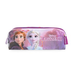 Estojo Escolar Feminino Frozen Lilas