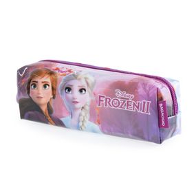 Estojo Escolar Feminino Frozen Lilas