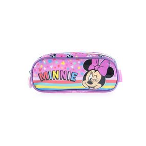 Estojo Escolar Feminino Premium Minnie Rosa