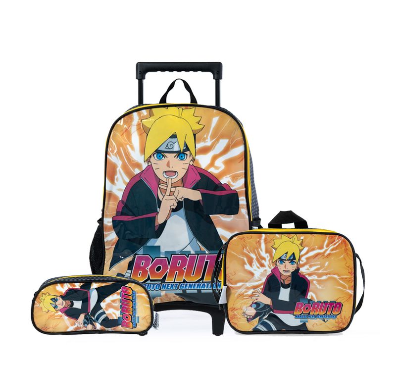 016087400500101525540050010226787005001---Kit-Mochila-Escolar-com-Rodinhas-Boruto-com-Lancheira-e-Estojo-Amarelo