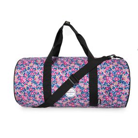 Bolsa de Viagem Feminina Floral Lilás