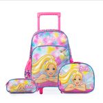 022678156000101525515600010160871560001---Kit-Mochila-Escolar-Feminina-de-Rodinhas-Barbie-com-Lancheira-e-Estojo-Premium-Rosa