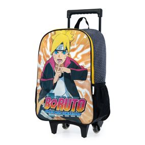 Mochila Escolar Masculina de Rodinhas Boruto de Rodinha