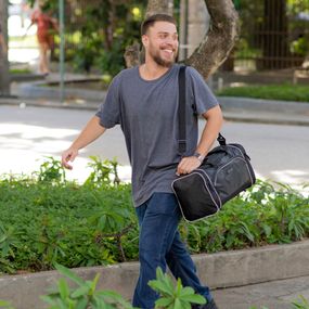 Bolsa de Viagem Masculina Pequena Vegas Preta