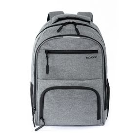 Mochila Masculina Grande para Notebook México Cinza