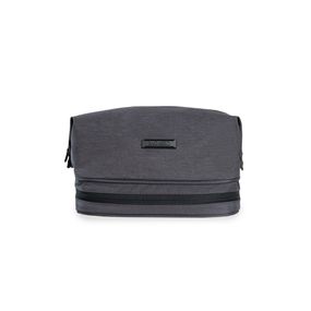 Necessaire Viagem Masculina Poliéster 2 Divisórias Metropolitan Cinza