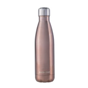 Garrafa Térmica 500ml em Aço Escovado Rosé