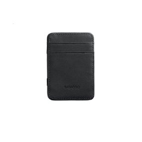 Carteira Masculina Slim de Couro Mágica com RFID Street Preto