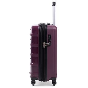 Mala de Bordo 10 kg Polipropileno 4 Rodas Zíper Antifurto SwissOne Montreux Roxo
