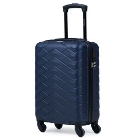 Mala de Bordo 10 kg Abs 4 Rodas Alaska    Azul Escuro