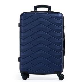 Mala Média 23 kg Abs 4 Rodas Alaska  Azul Escuro