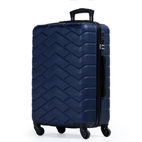 Mala Média 23 kg Abs 4 Rodas Alaska  Azul Escuro