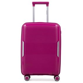 Mala de Bordo 10 Kg Polipropileno 4 Rodas Malta Rosa Escuro
