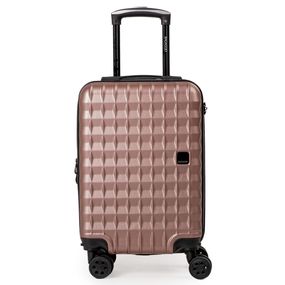 Mala de Bordo 10 kg Abs 4 Rodas Street Rose