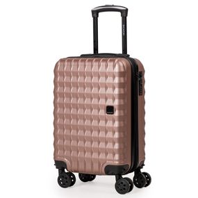 Mala de Bordo 10 kg Abs 4 Rodas Street Rose
